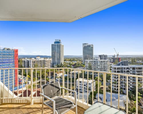 balcony city views