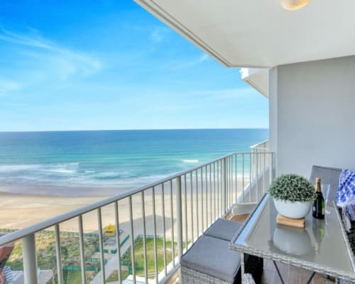 Ocean view balcony